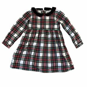 Ruffle Butts Black and Green Plaid Dress